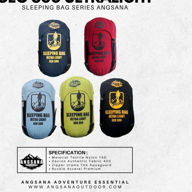 ☜ Sleeping Bag Ultralight Angsana seri GEO 300 ➸