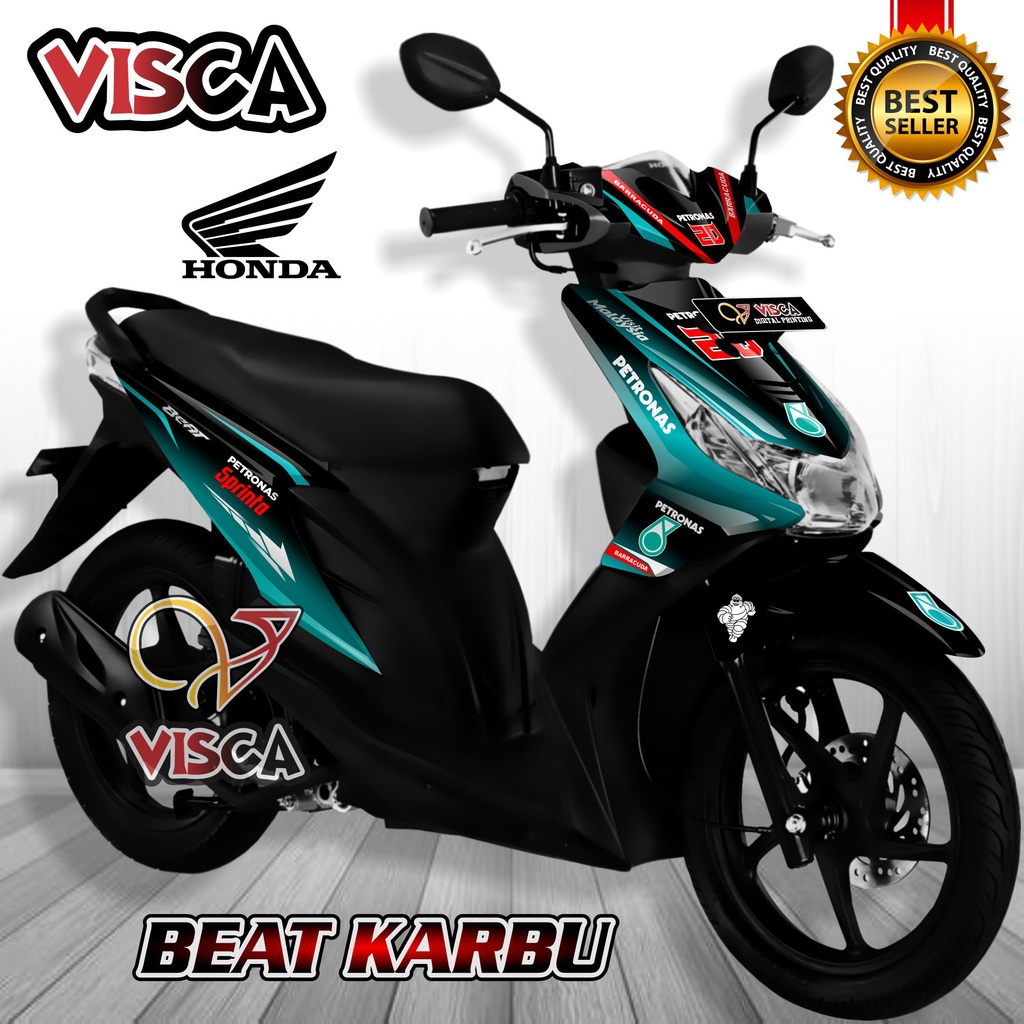 Decal Beat Karbu Full Body Stiker Beat Karbu Full Body Striping Beat Karbu Lama Variasi Terbaru Stri