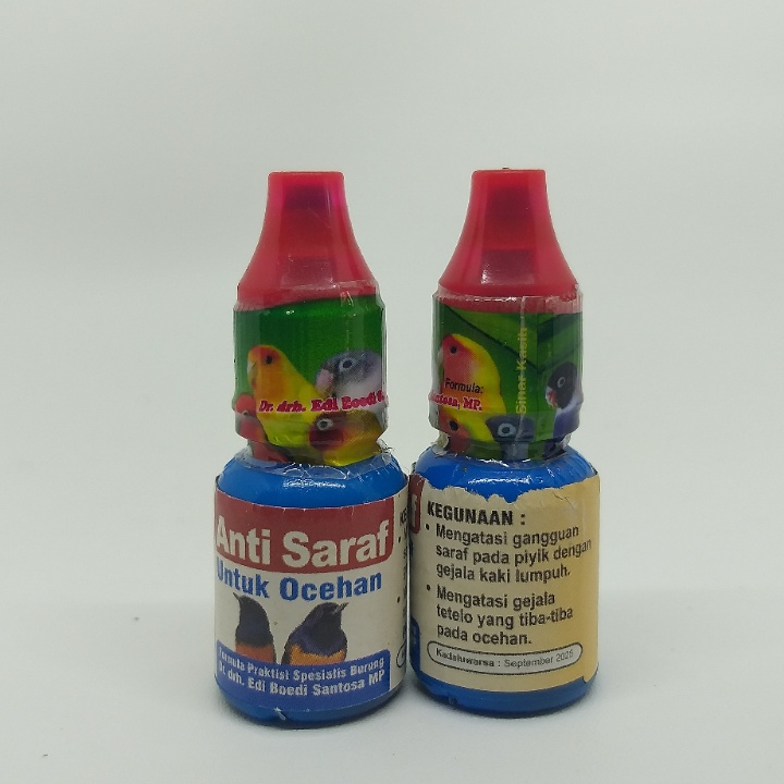 ANTI SARAF Dr.Edi OBAT BURUNG SAKIT TETELO GANGGUAN SARAF BURUNG OCEHAN