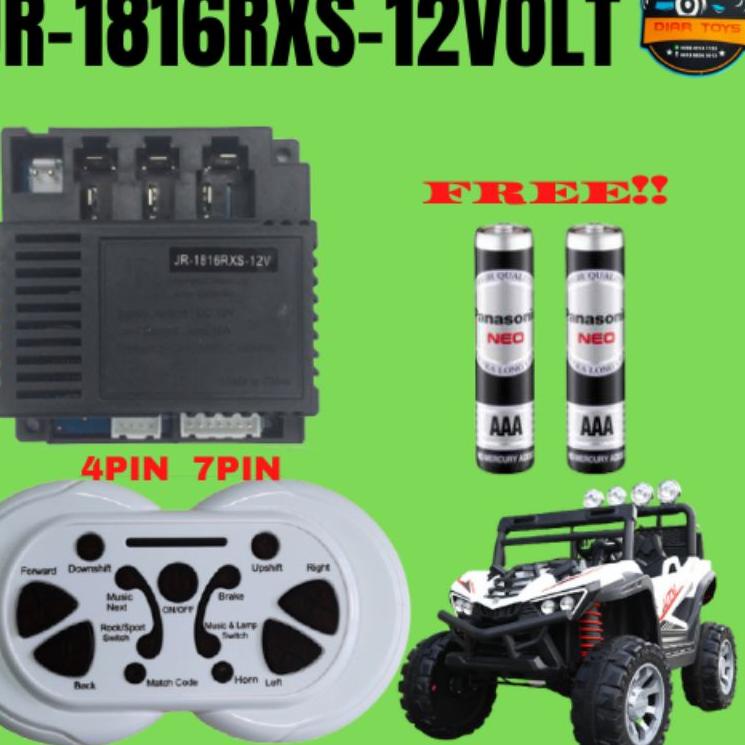 Garansi Kualitas Remote Control + Receiver Bluetooth JR-1816 RXS 12volt