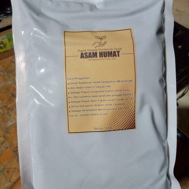 Asam Humat 90% kemasan 1 Kg