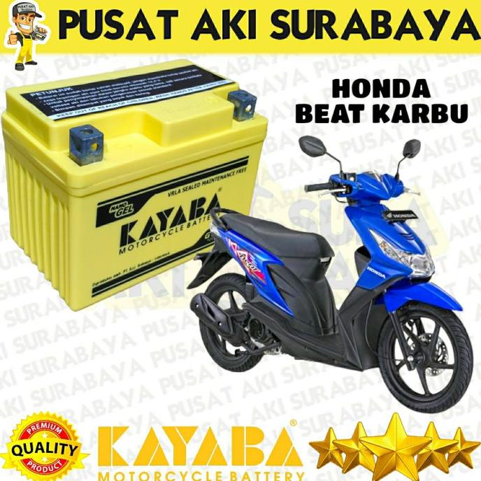 Original Aki Kering Motor Accu Kayaba Gtz5S Honda Beat Karbu Vario 110 Debezzz