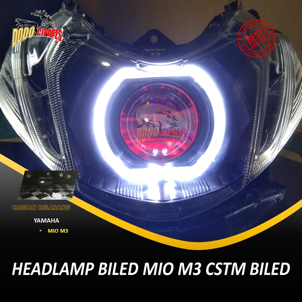 BILED MIO M3 CSTM HEADLAMP BILED PNP MIO M3