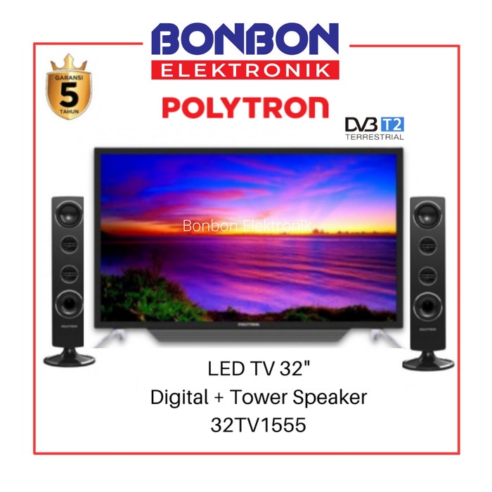 Polytron LED Digital TV 32 Inch 32TV1555 / PLD-32TV1555