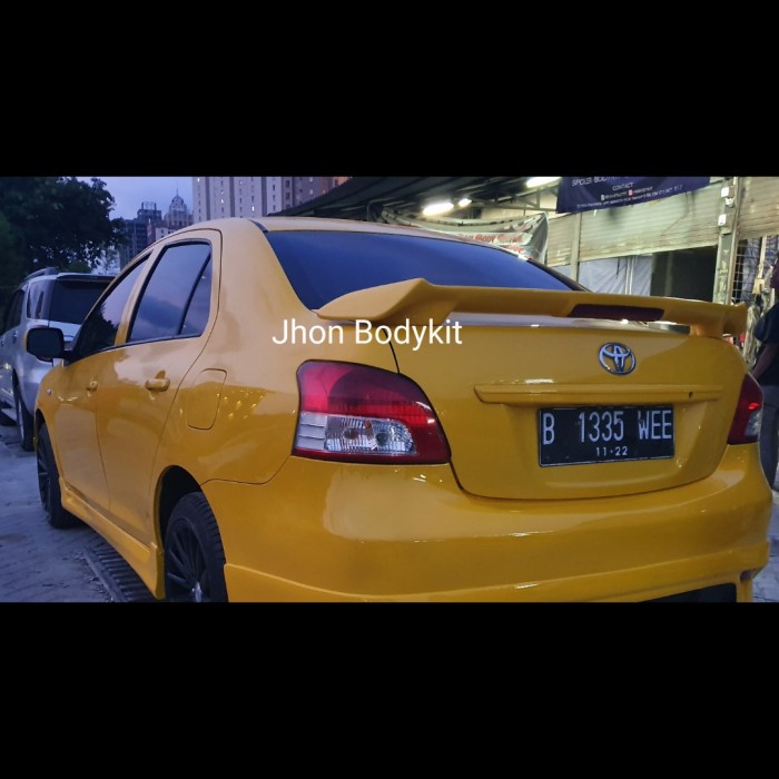 Spoiler Vios gen 3 Wing Vios Limo gen 3 Spoiler Vios Limo
