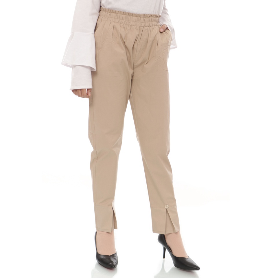 Celana Baggy Split Pants Jumbo Panjang, Korean Style Pants