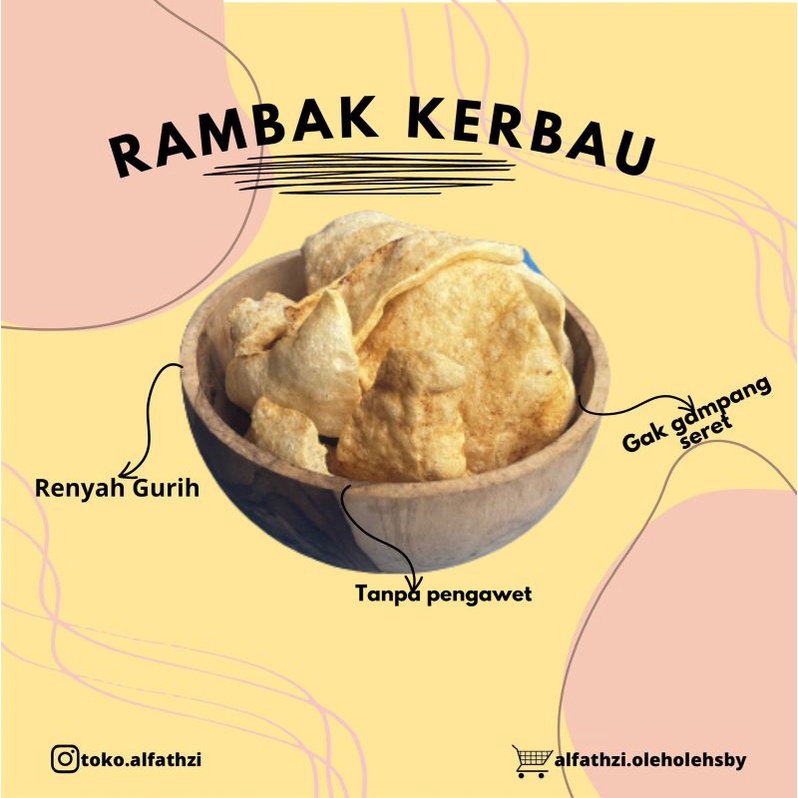 

✨Oleh-Oleh Surabaya✨ Rambak Kebo Anti Nyereti 250gr