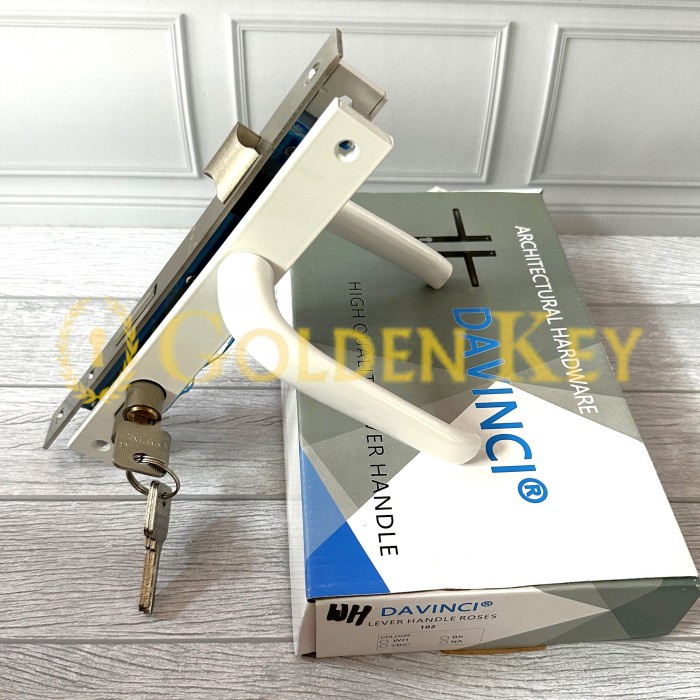 Terlaris Paket Set Kunci Handle Body Davinci Pintu Aluminium Alumunium 3" 9055