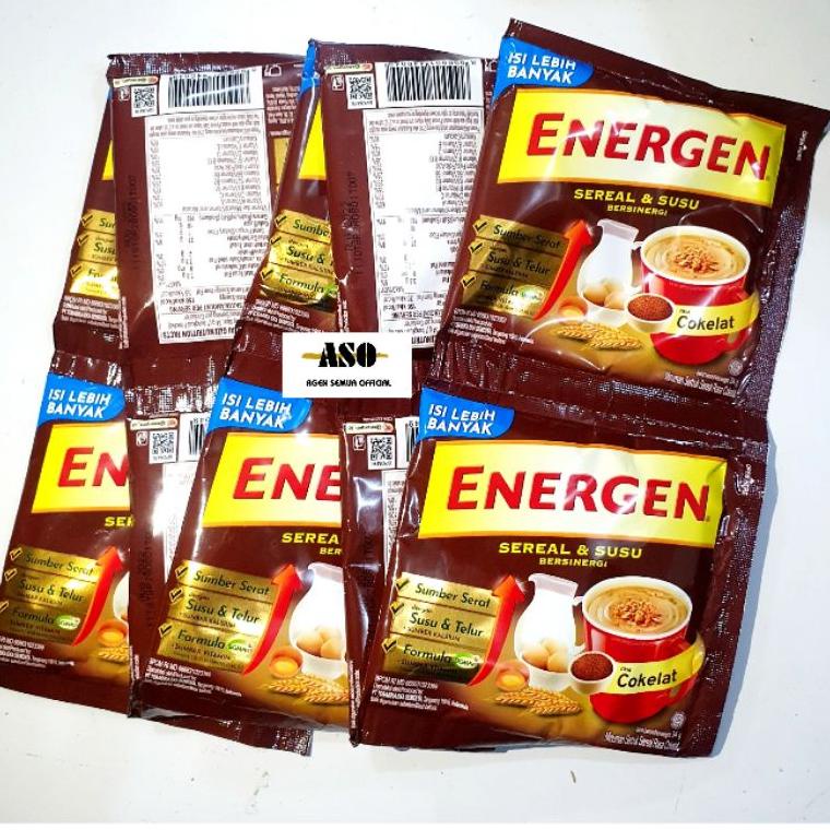 

Ready Stok ENERGEN COKLAT 32g RENCENG KEMASAN BARU ISI LEBIH BANYAK ( ISI 10 )