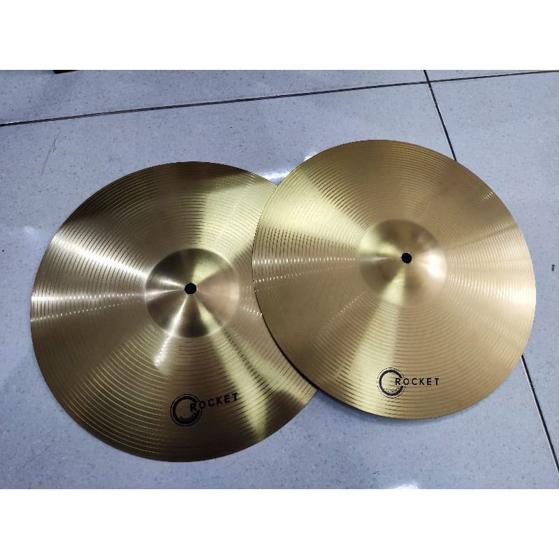 Cymbal Drum Kuningan Rocket by Harrier 10 12 14 16 inch