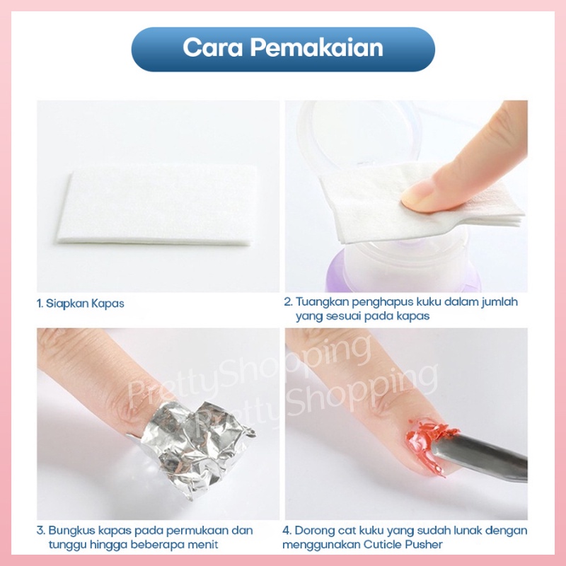 Pretty 160ML PINPAI REMOVER/PINPAI CLEANSER/PINPAI ASETON/PEMBERSIH KUTEK GEL NAIL POLISH/PEMBERSIH KUAS