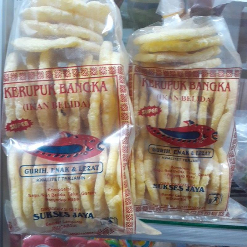 KERUPUK KEMPLANG BANGKA SAMBAL TERASI CEMILAN KILOAN