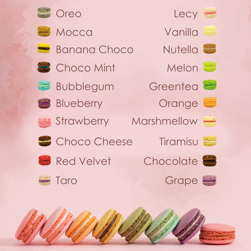 Premium Baby Macaron Kecil Isi Banyak Harga Murah