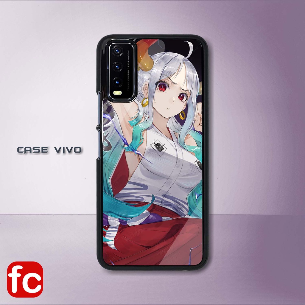 Case Glossy HD Vivo Y12s Y20 Y20S G Y20i Y20T Y12A [FR33] Anime Girl One Piece Luffy Pic HD Casing K