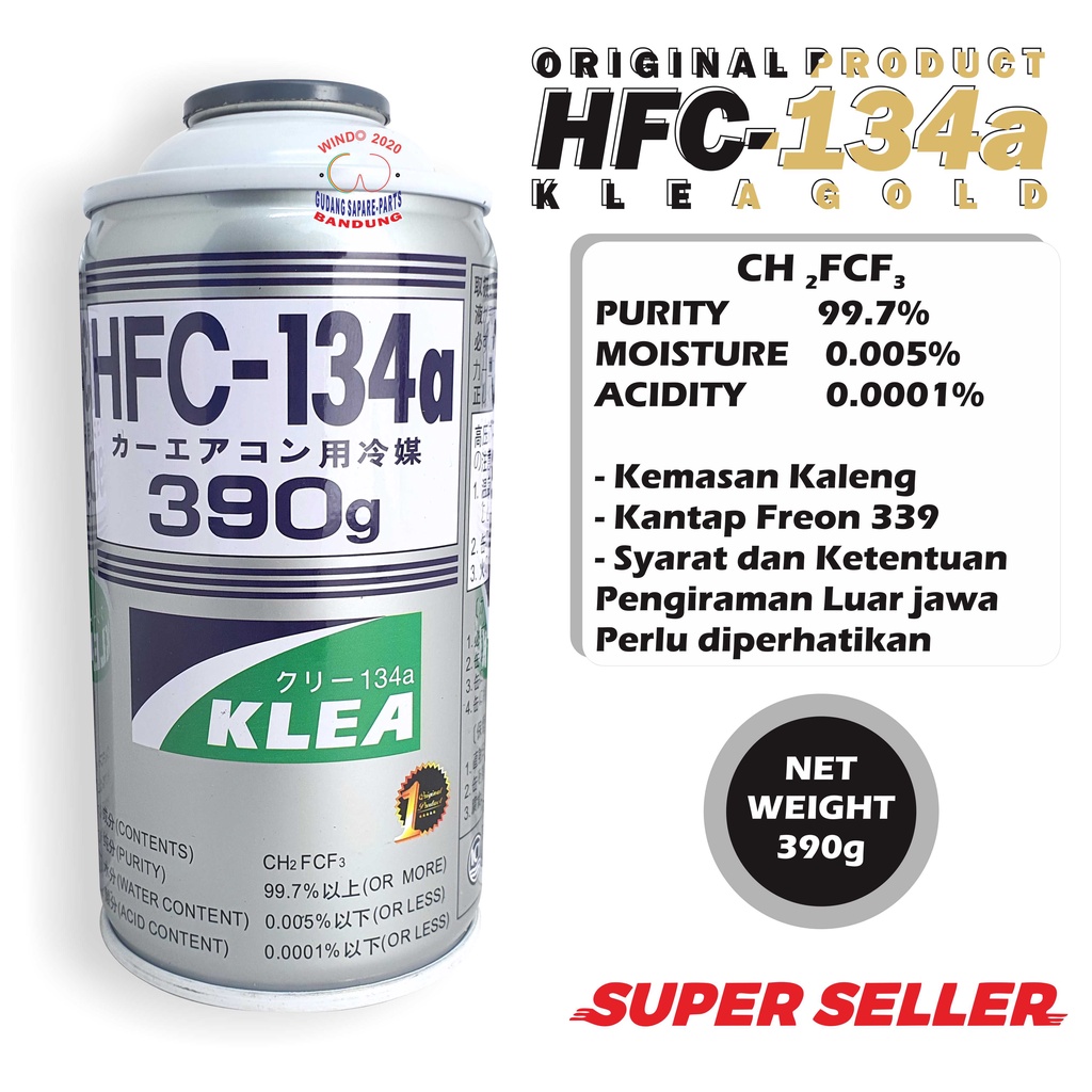 REFRIGANT AC MOBIL R134a | KLEA GOLD 1 | Perlengkapan AC MOBIL, FREEZER, ETC | R134a