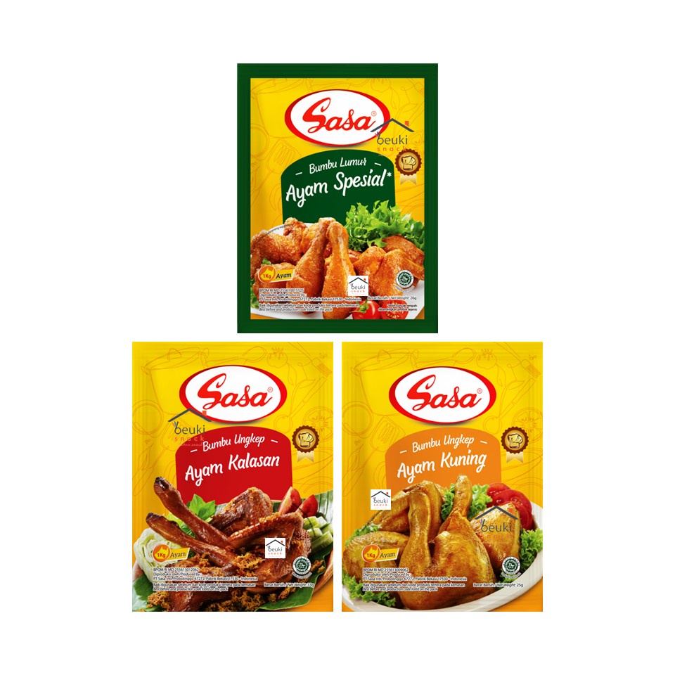 

Sasa Bumbu Praktis Ayam Goreng Berbagai Varian Pilih Rasa