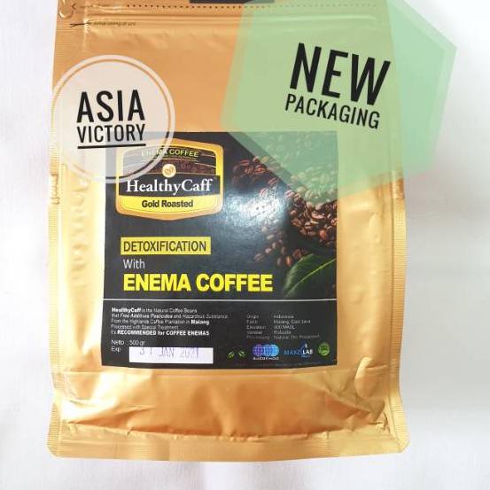 

✵ HealthyCaff 500gr Gold Light Roasted/Healthy Caff Kopi Organik Enema Coffee ➳