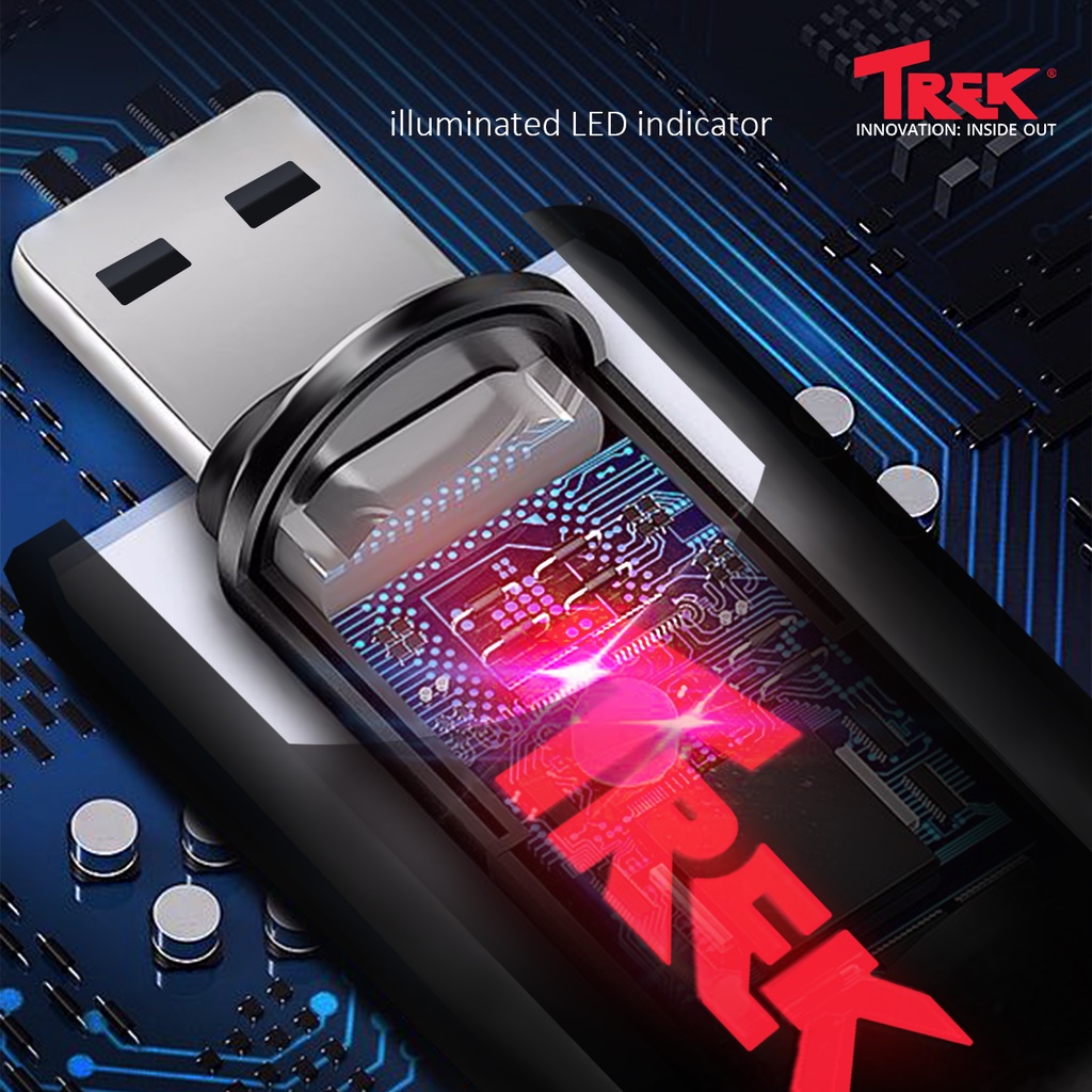 (ORIGINAL) TREK USB FlashDisk ThumbDrive Pro Metal USB 3.1 3.0 High Speed  Blade FLASHDISK ORIGINAL Flash Drive 16gb 32Gb USB 2.0 Garansi Resmi