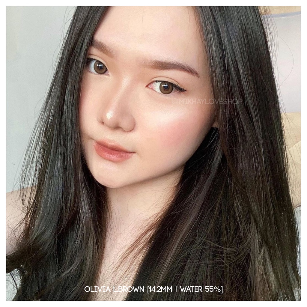 MIKHAYLOVESHOP Softlens Olivia Light Brown | Kittykawaii