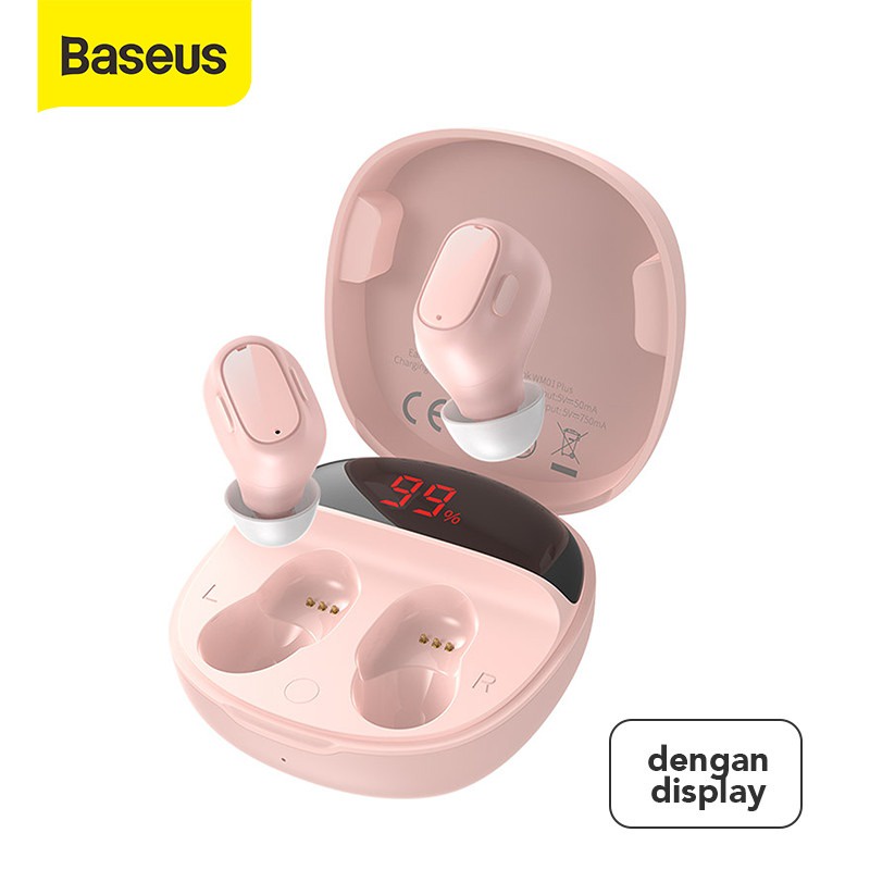 HEADSET BASEUS WIRELESS WM01 PLUS