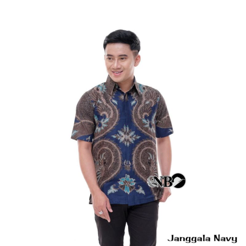 batik pria lengan pendek