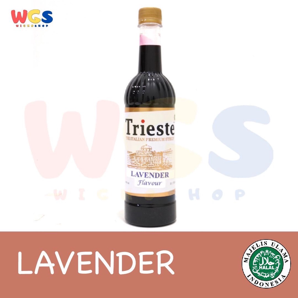 

Trieste Syrup Lavender Premium Flavor 650 ml - HALAL MUI