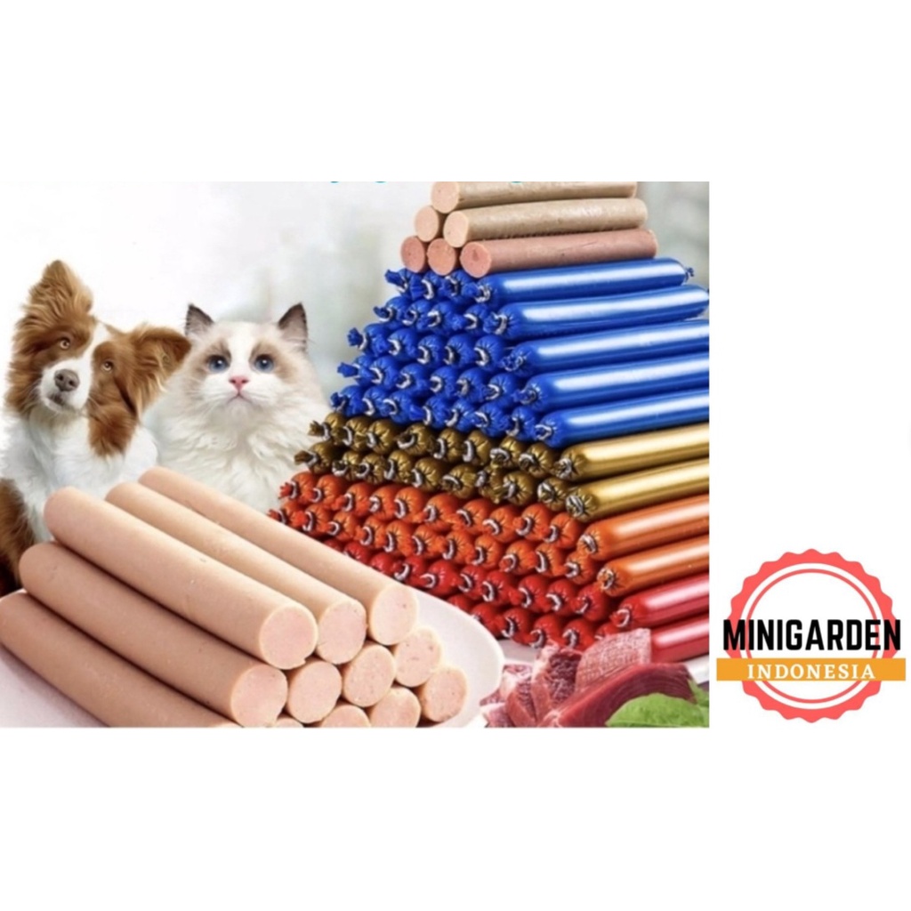 SOSIS SNACK ANJING KUCING pet sausage makanan cemilan hewan