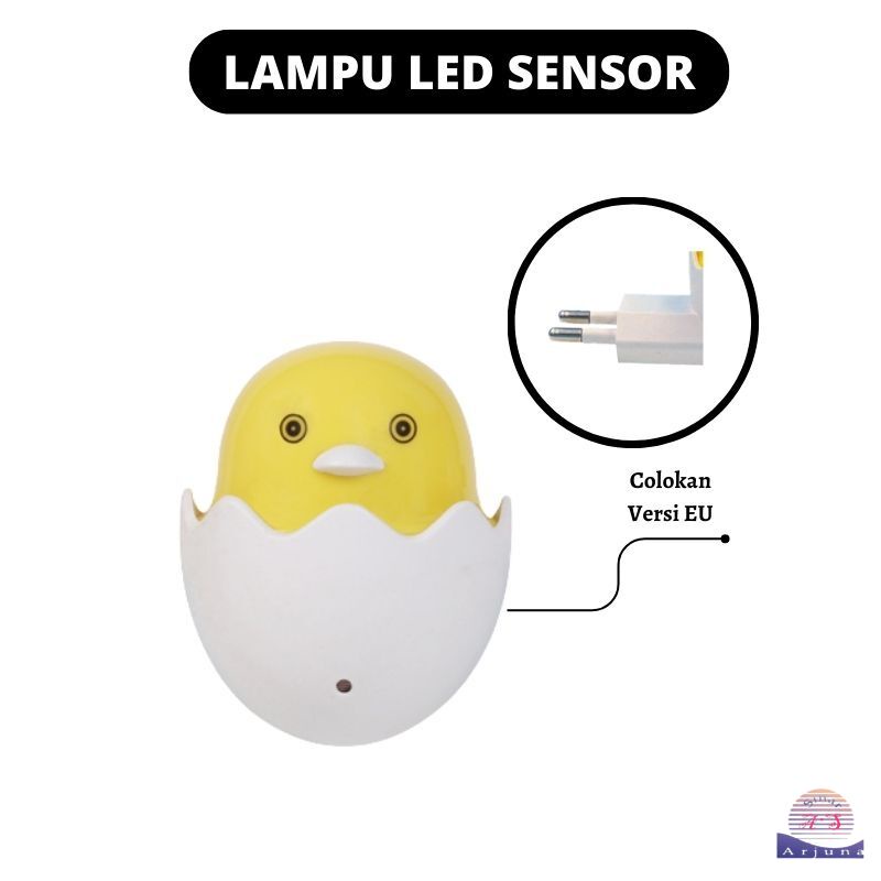 Lampu LED Sensor Model Telur Ayam