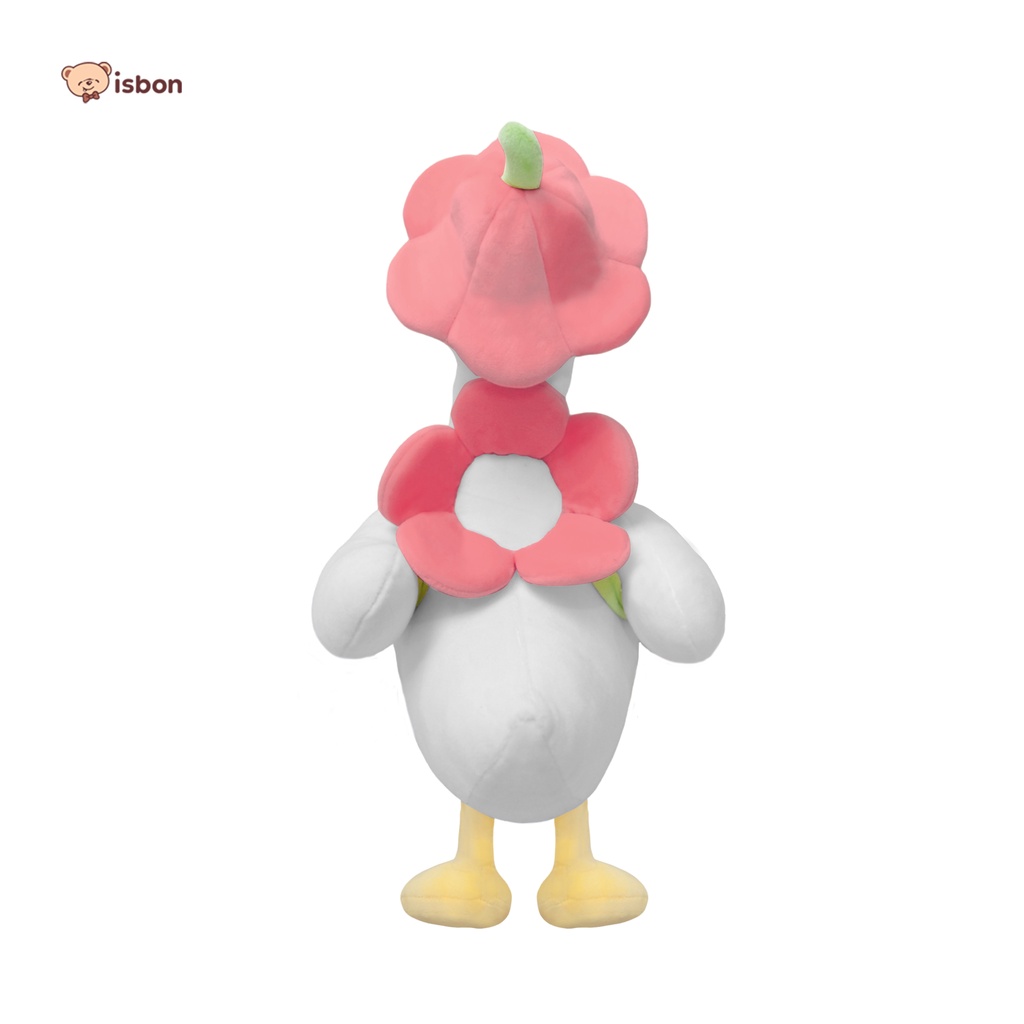 Boneka Angsa Flowers Series Lucu Berbunga Cocok Untuk Mainan Anak bebek unggas peternak plush premium by istana boneka