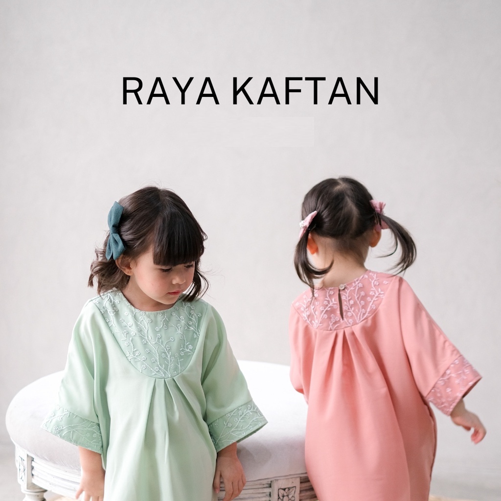 Baju Bayi Dress Kaftan Lebaran Anak Raya Kaftan 0 6 18 Bulan 1-4 Tahun