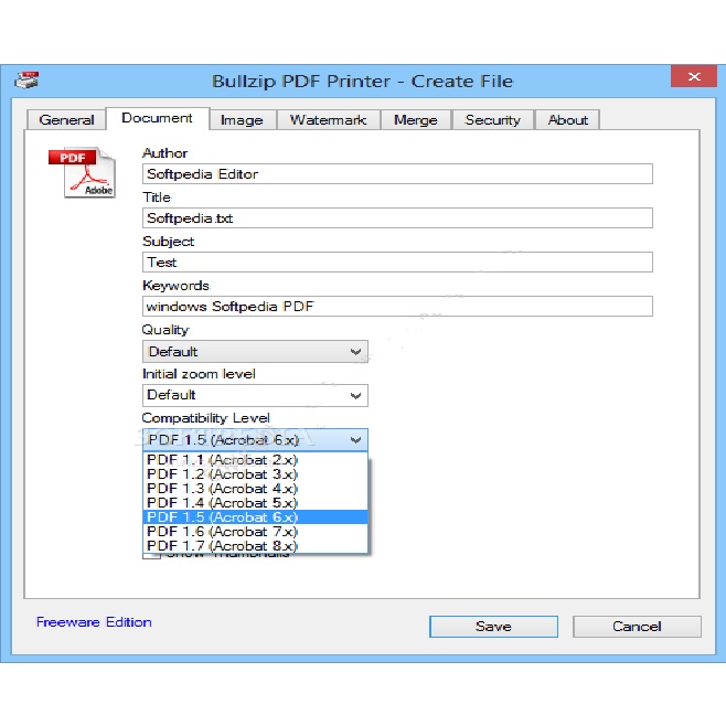 Bullzip PDF Printer 14.2.0.2955