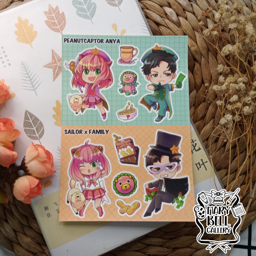 

Stiker Anime Parody Spy x Family Sailormoon Cardcaptor Sakura