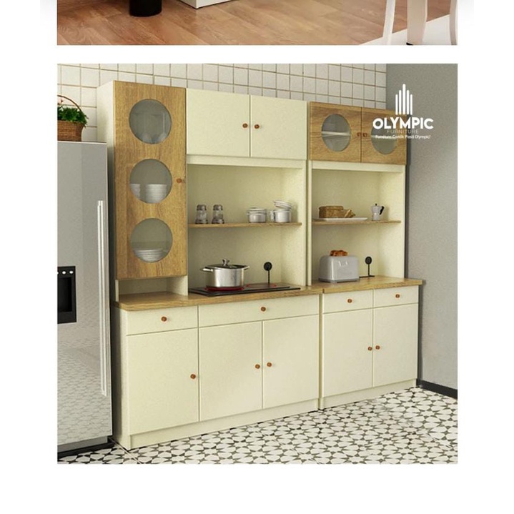 Khitcen Set Navio Lemari Dapur / Rak Dapur Olympic KSC 2D-3D
