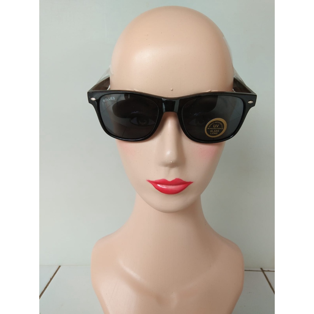 Kacamata Hitam Gaul Retro Style Fashion Pria Protect UV