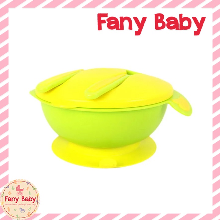 BABY BEYOND NON - SKID BIG BOWL WITH FORK SPOON  SET BB1004