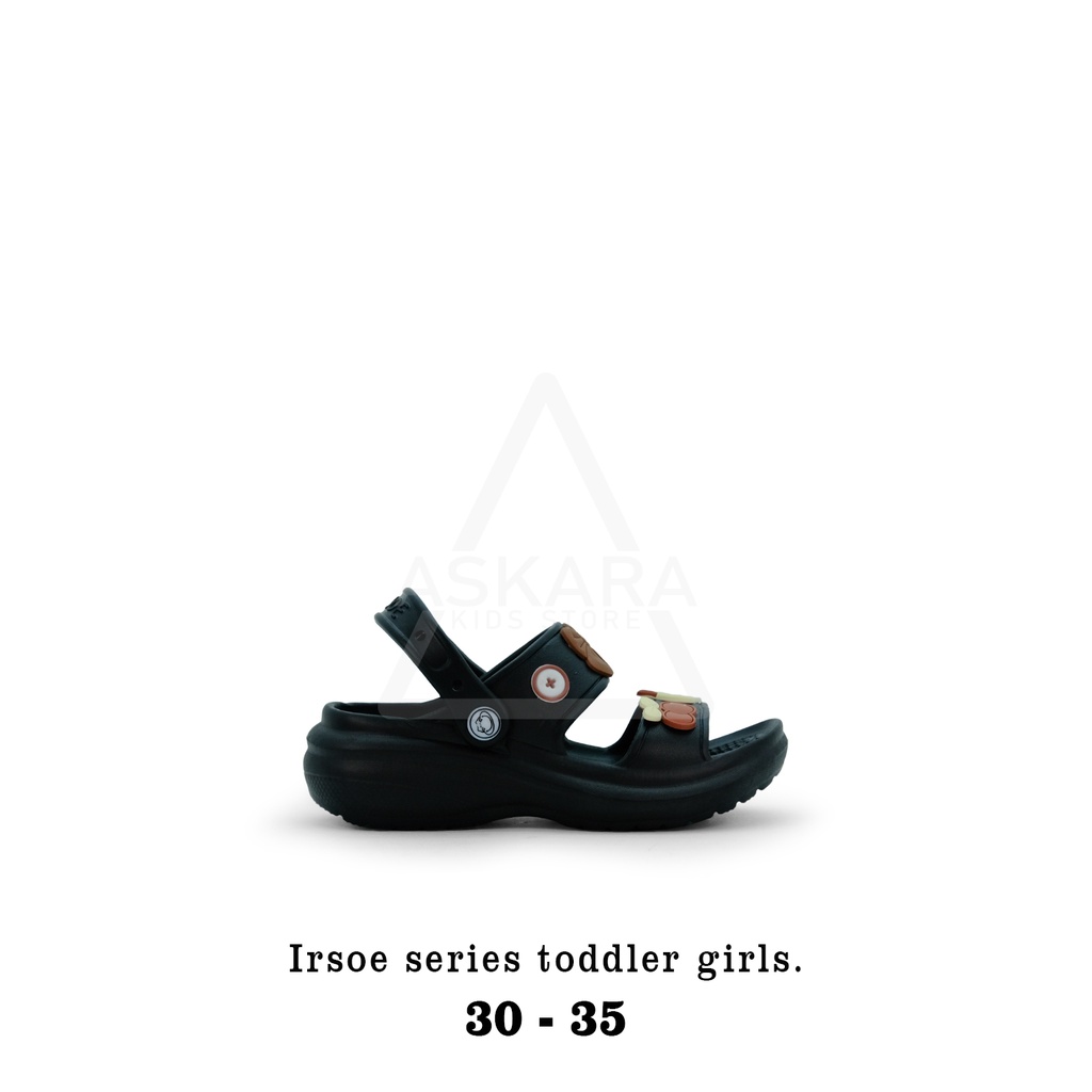 Sandal gunung anak perempuan karakter jibbitz lucu 30-35 new 4 - 8 tahun