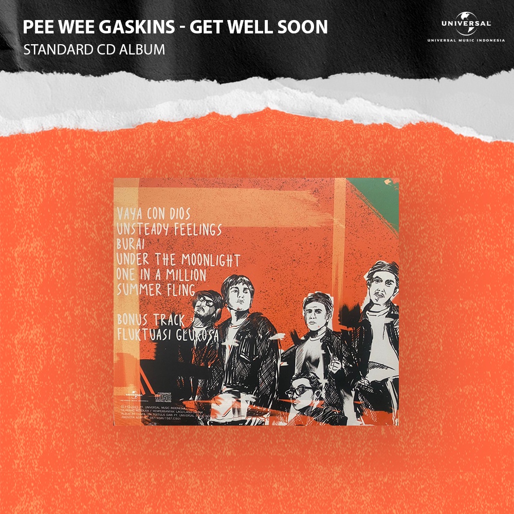 Pee Wee Gaskins - Get Well Soon CD Album