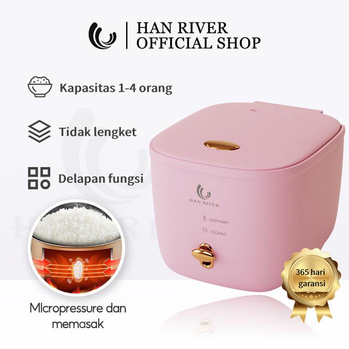 HAN RIVER RICE COOKER HRRC07 magic com/ mejikom 1L PINK