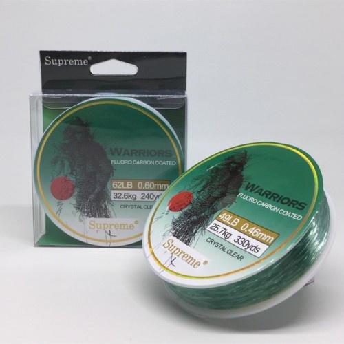 SENAR / LINE MONO SUPREME WARRIORS FLUOROCARBON COATED (Color CRYSTAL CLEAR)
