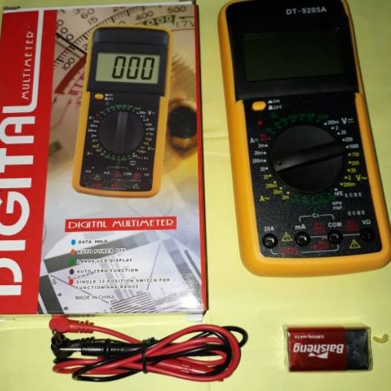 ✭ Digital Multimeter  Avometer DT-9205A Multitester Digital DT9205A ❋