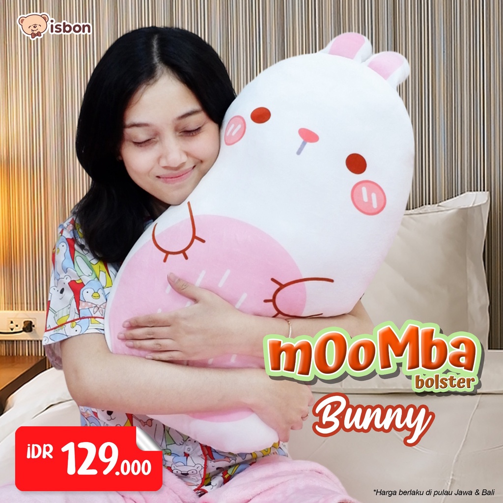 ISTANA BONEKA Bantal Guling Moomba Bolster Series Lucu Bisa Untuk Tidur Anak Bahan Halus Lembut Aman Untuk Anak by Istana Boneka