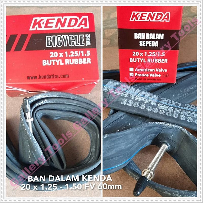 BAN DALAM KENDA 20 x 1.25 - 1.50 AV 25mm Sepeda aksesoris sparepart