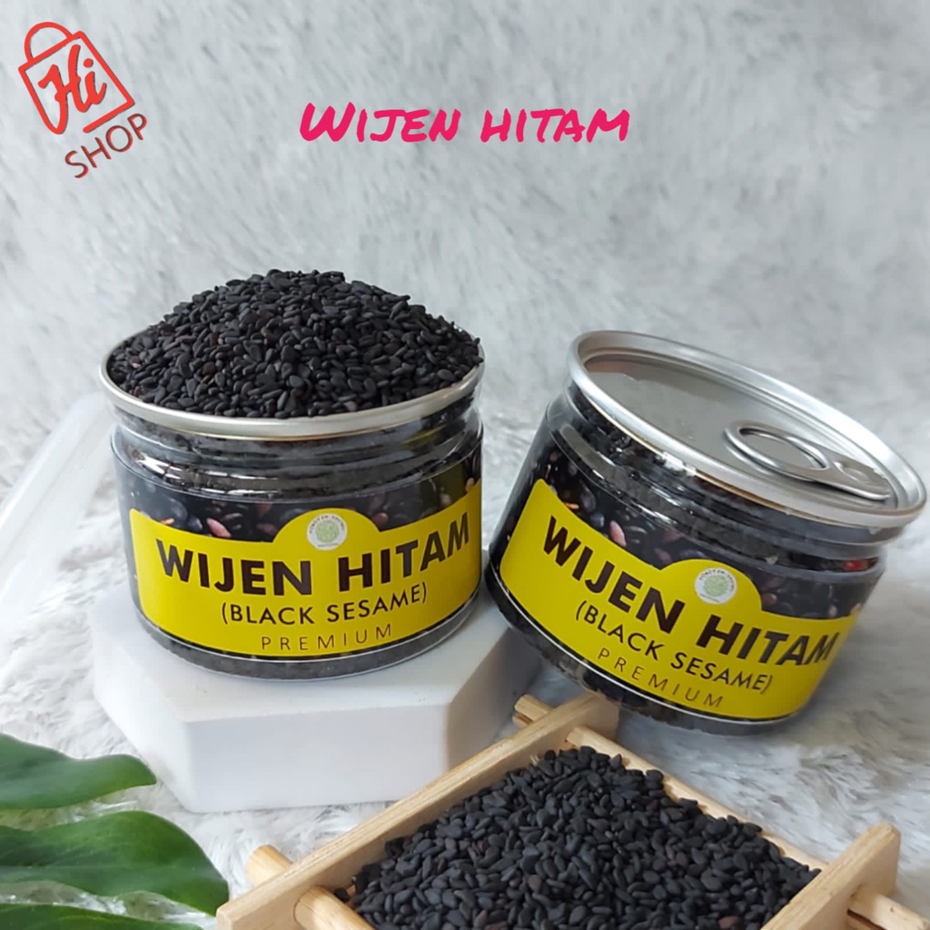 

Can Wijen Hitam Organik Natural Black Sesame Kualitas Premium