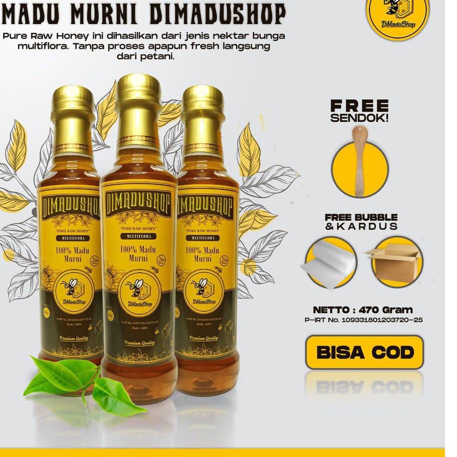 

12.12 Madu Asli - Madu Murni 470Gr Nektar Multiflora 100% Pure Raw Honey gas !!