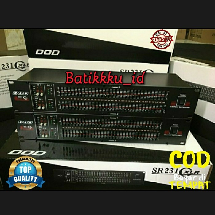 Terlaris [Top Quality]Equalizer / Equaliser Dod Sr231 / Sr 231 31 Channel