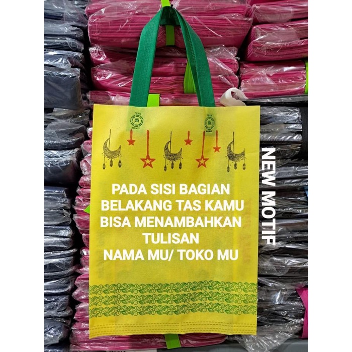 

1Lusin Goodie Bag Idul Fitir ( Lebaran ) Uk 30X40X8 - Spunbond Lebaran 068