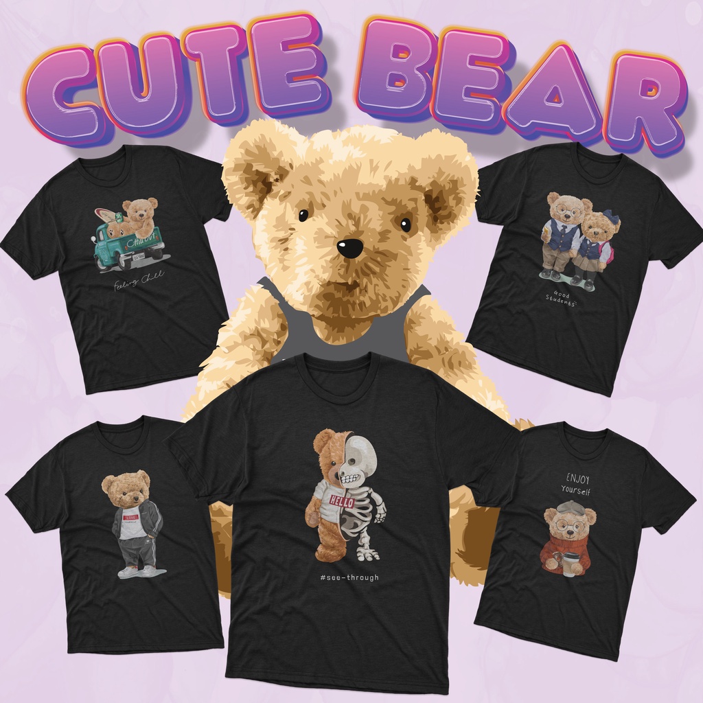 Kaos Wanita  Bear Edition