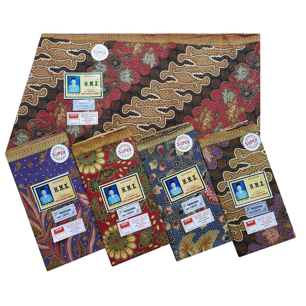 VIRAL Kain Panjang Batik HMZ Cap Cent Jarik Batik Tapih Sewek Samping Kain Batik Tulis Solo Jarik Me