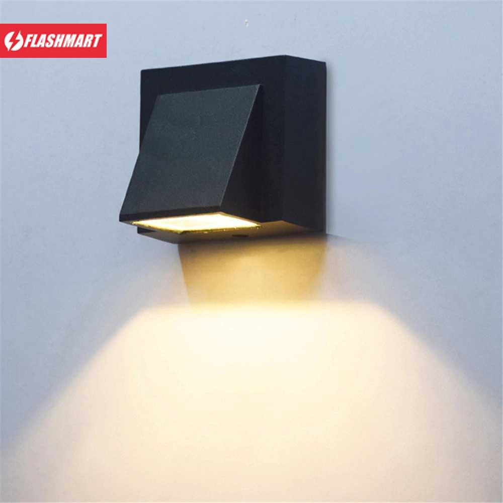Flashmart Lampu Dinding Hias Outdoor Waterproof Light LED 3W Warm White - WD079
