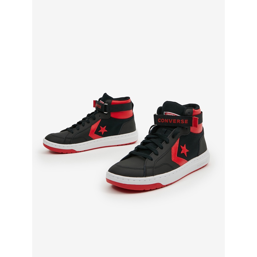 Converse Pro Blaze V2 Cup Removable Strap Velcro Court Leather Mid Red